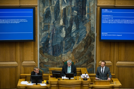 Martin Lidegaard, last week at the Danish Parliament (by Ricardo Ramírez / Diplocat)