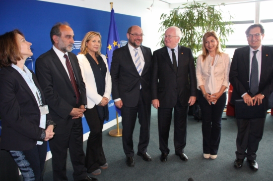 The President of the European Parliament, Martin Schulz, meeting with Mediterranean regional governments (by A. Segura)