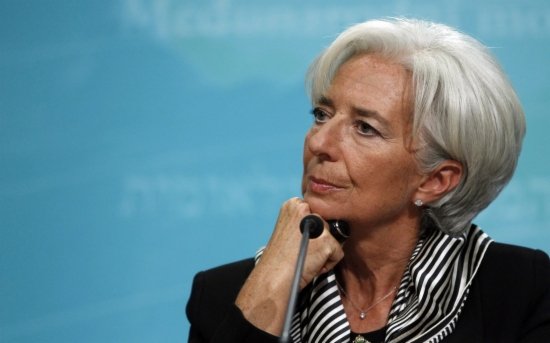 Christine Lagarde, who leads the IMF, a few months ago (by ACN)