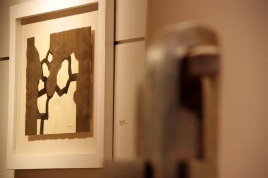 Works by Eduardo Chillida, on display in Barcelona (by P. Cortina)