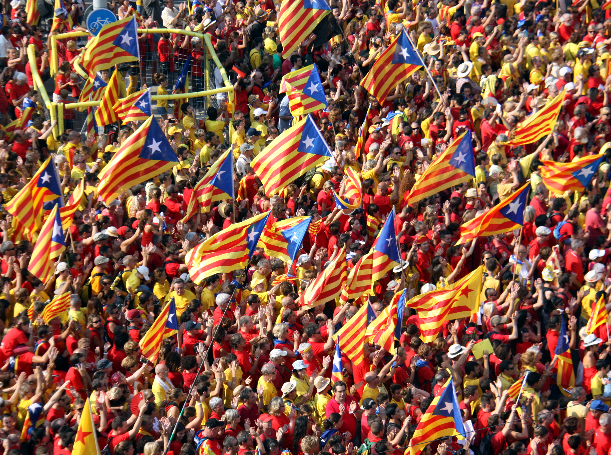 Massive rally on Catalonia's National Day (by ACN)