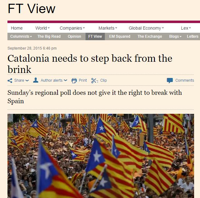 Financial Times editorial on 27-S results