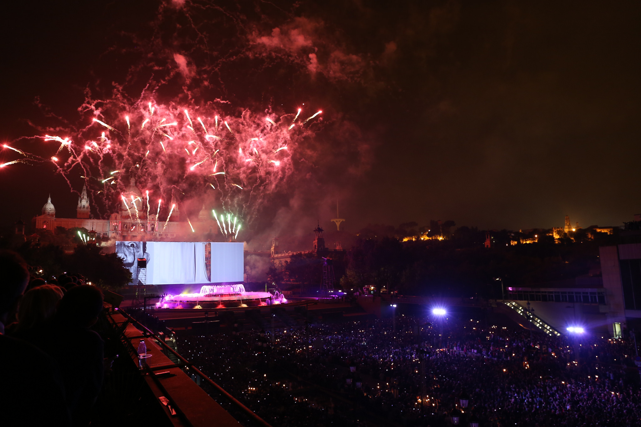 La Mercè's 'Piromusical', a show in which music and fireworks are synchronised (by ACN)