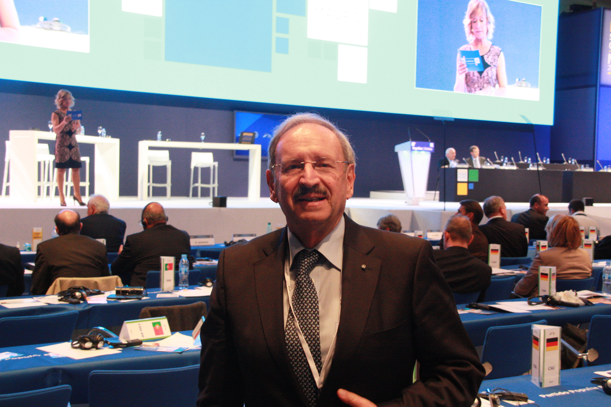Bavaria CSU spokesman in EPP Statutory Congress, Reinhold Bocklet (by ACN)