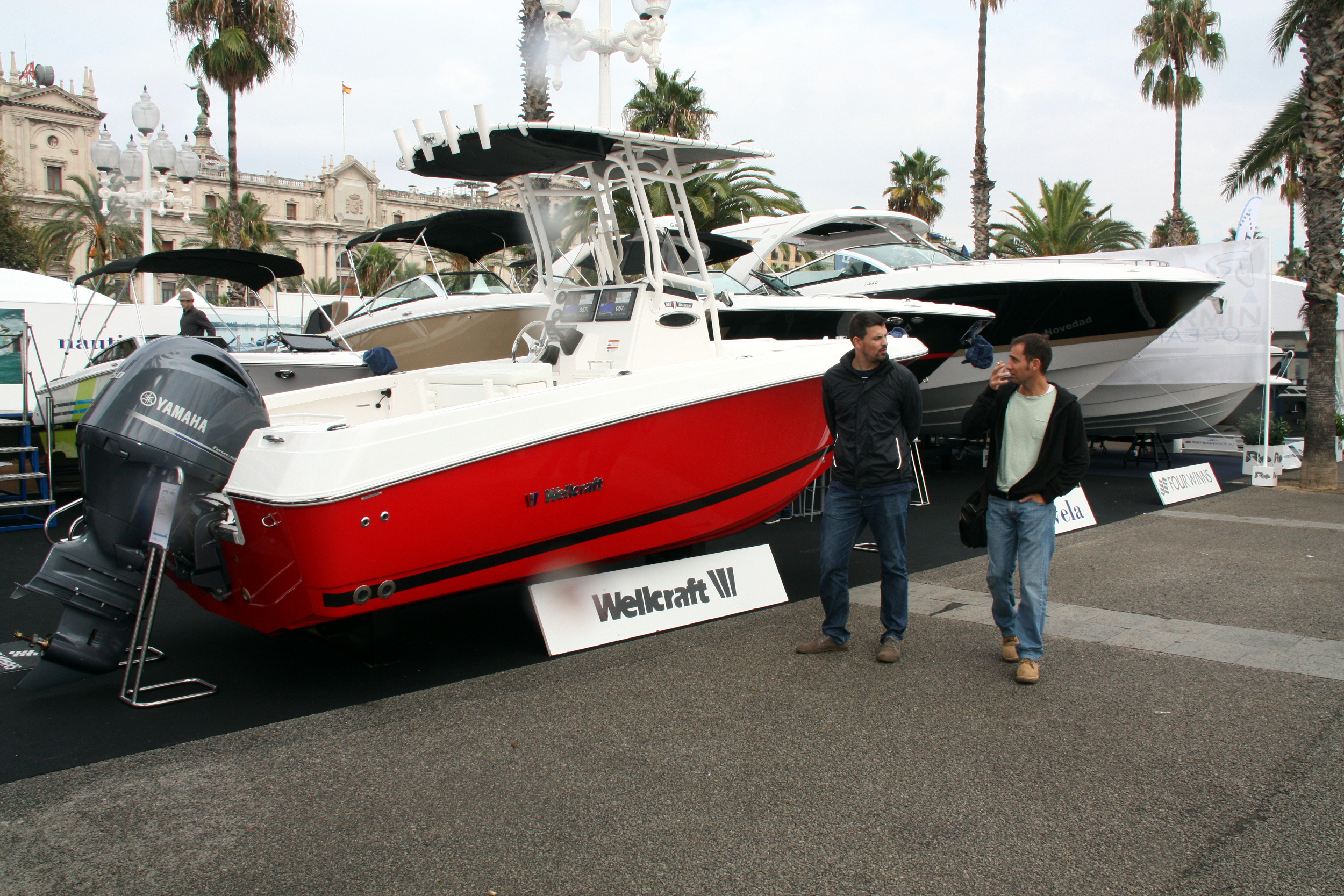 One of the boats exhibited in Barcelona International Boat Show (by ACN)