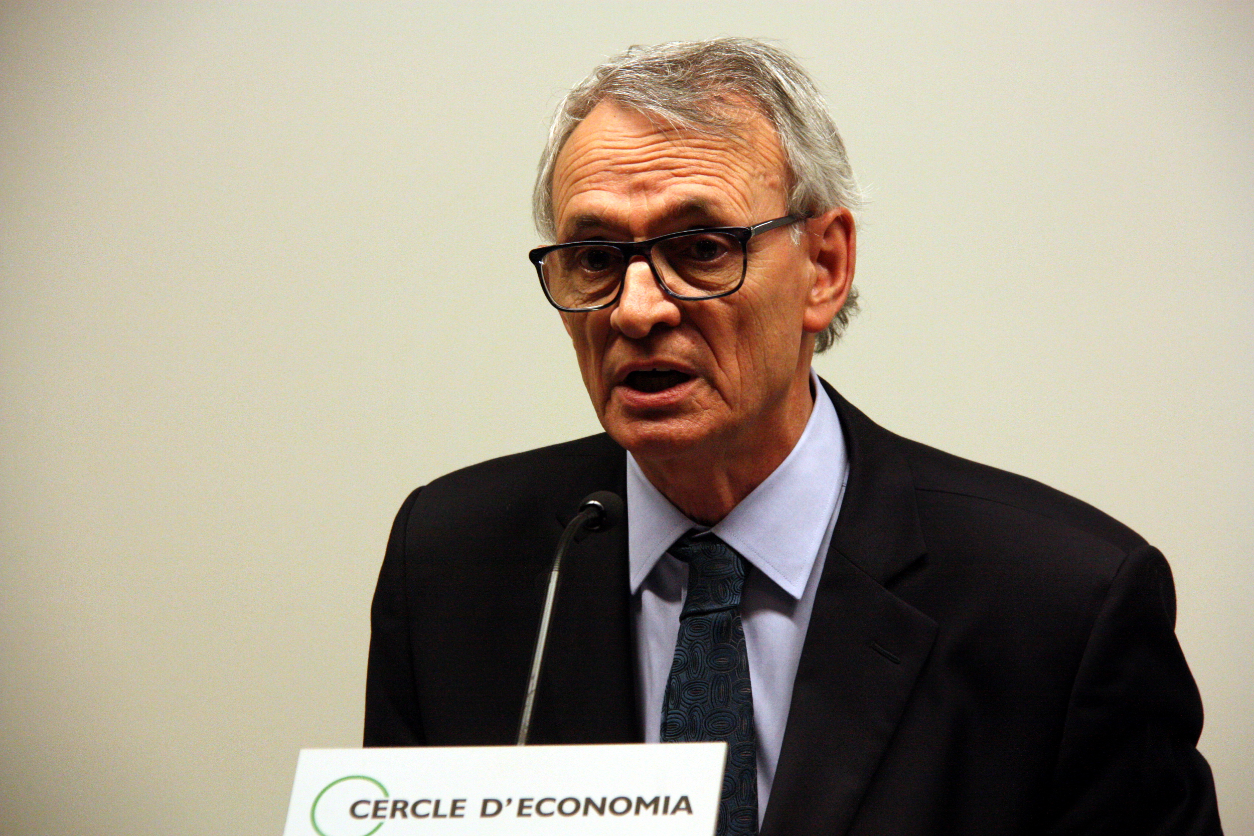 The Cercle d'Economia's president, Anton Costas warned of the negative consequences that Catalonia's independence would have on the economy (by ACN)