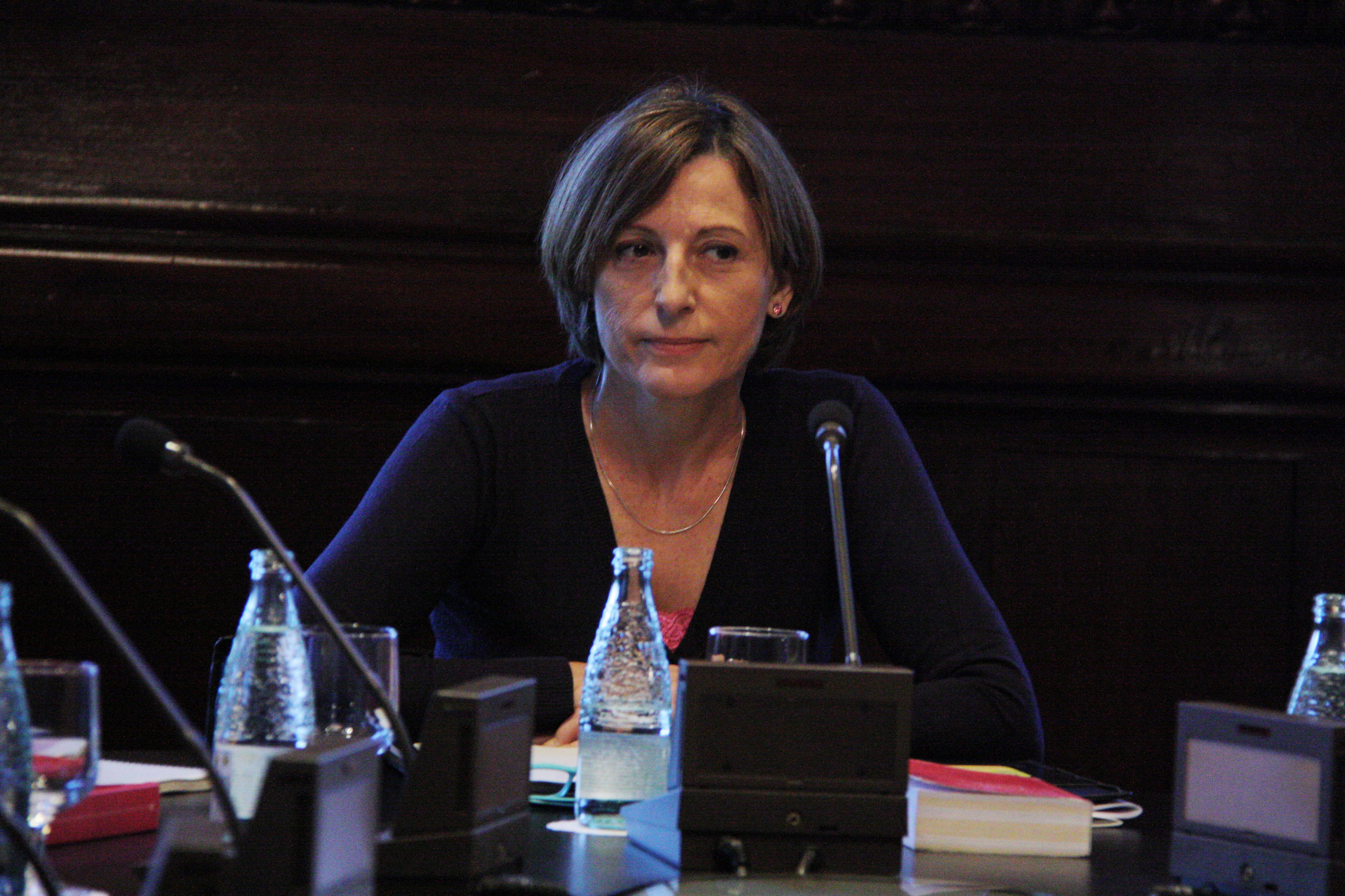 The President of the Catalan Parliament, Carme Forcadell (by ACN)