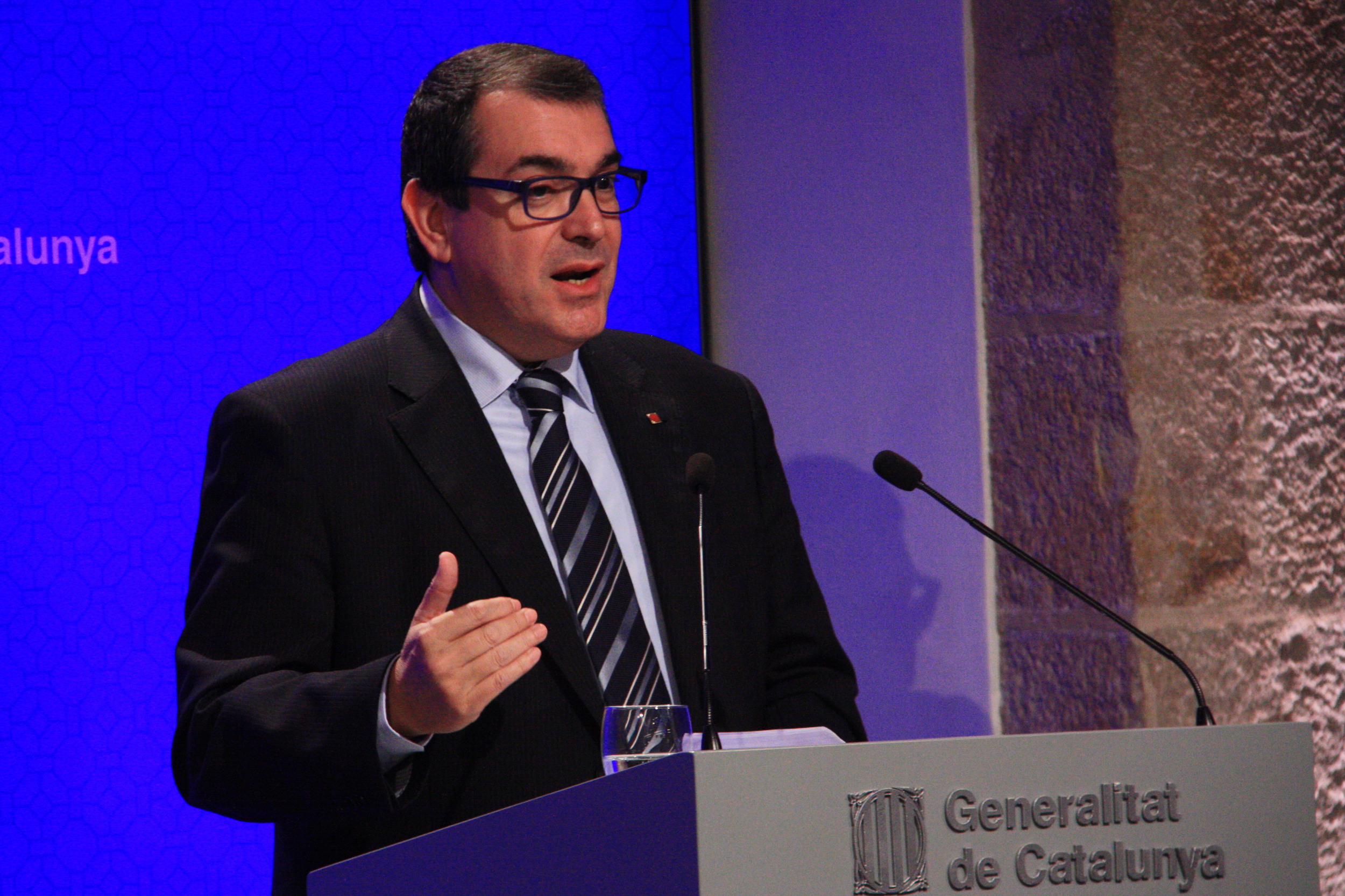 Current Catalan Minister for Home Affairs, Jordi Jané (by ACN)