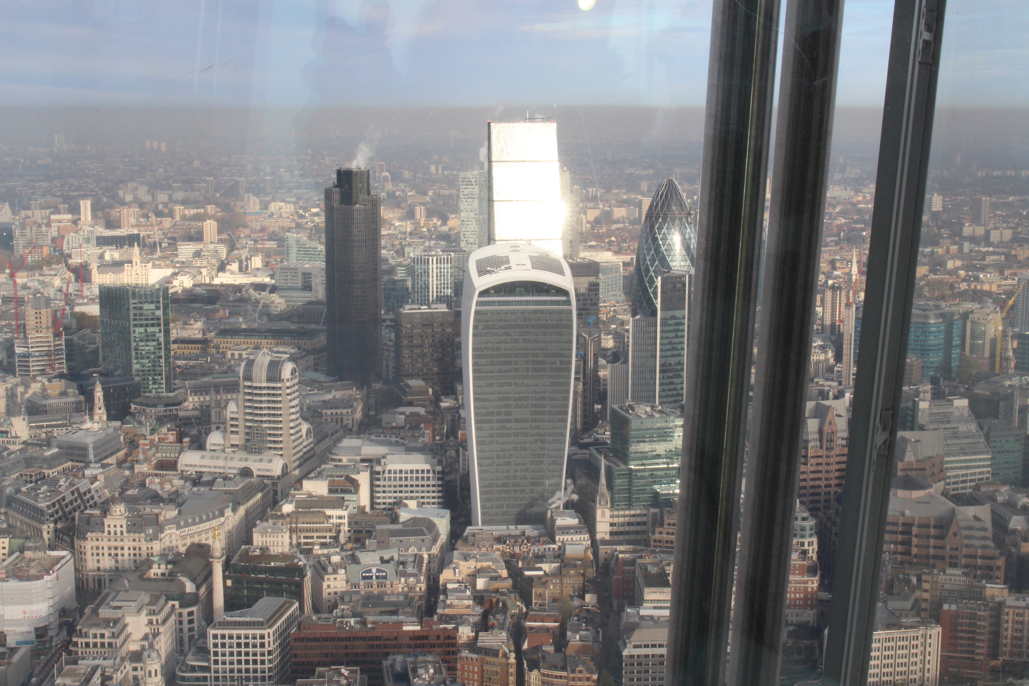 View from London's Shard's viewpoint, at 390 metres height (by ACN)