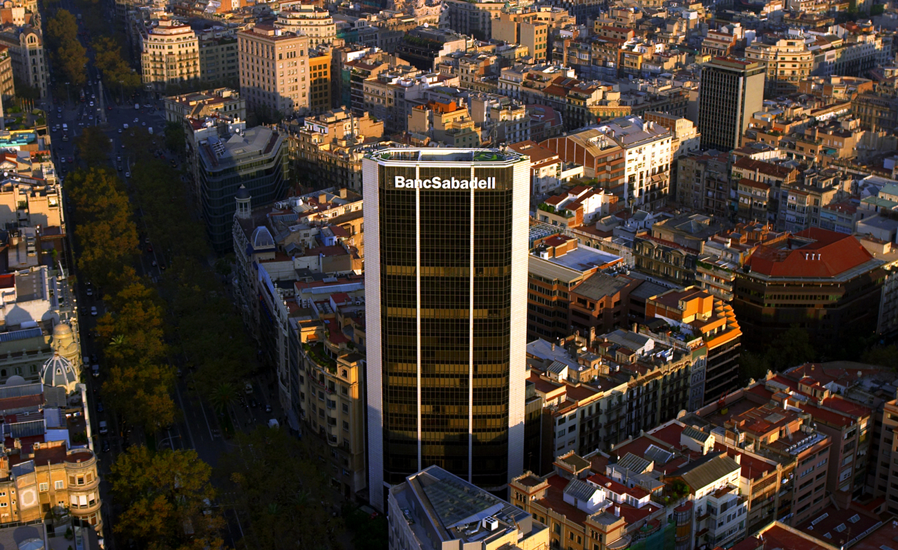 Banc Sabadell's headquarters in Barcelona (by ACN)