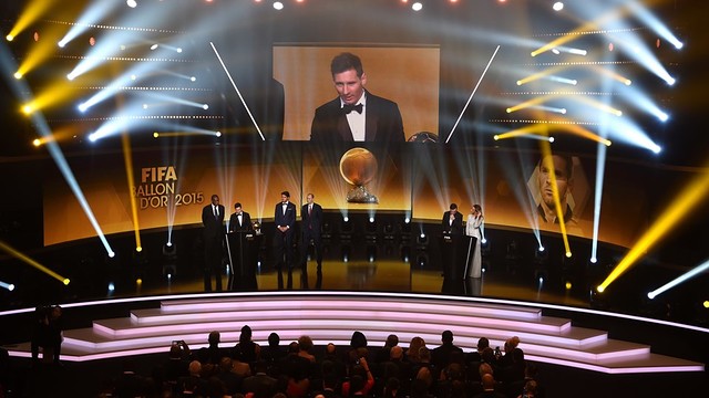 Messi picked up the biggest prize at the FIFA gala in Zurich (by FIFA)