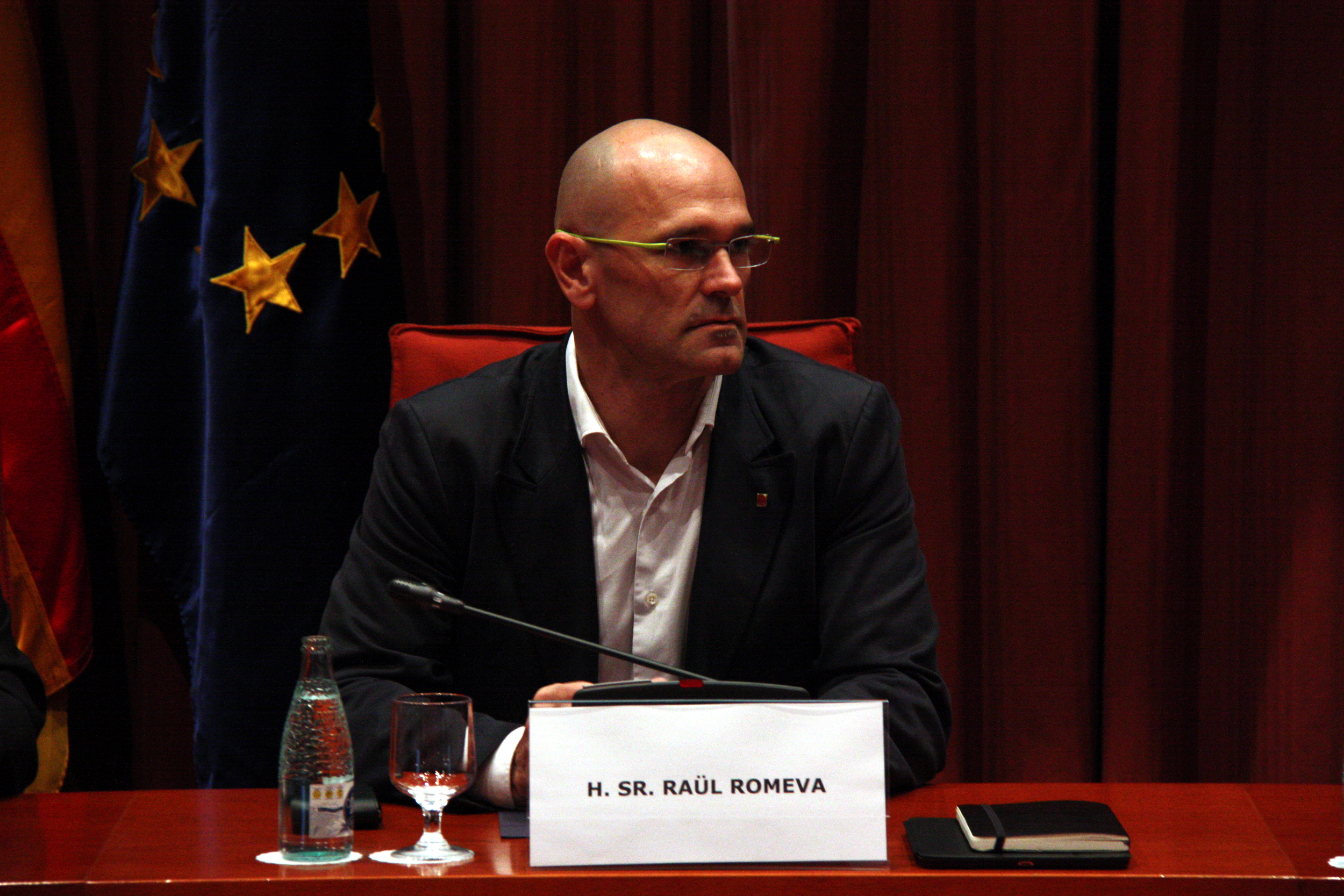 New Catalan Minister for Foreign Affairs, Raül Romeva during the XXVI European Day in the Parliament (by ACN)