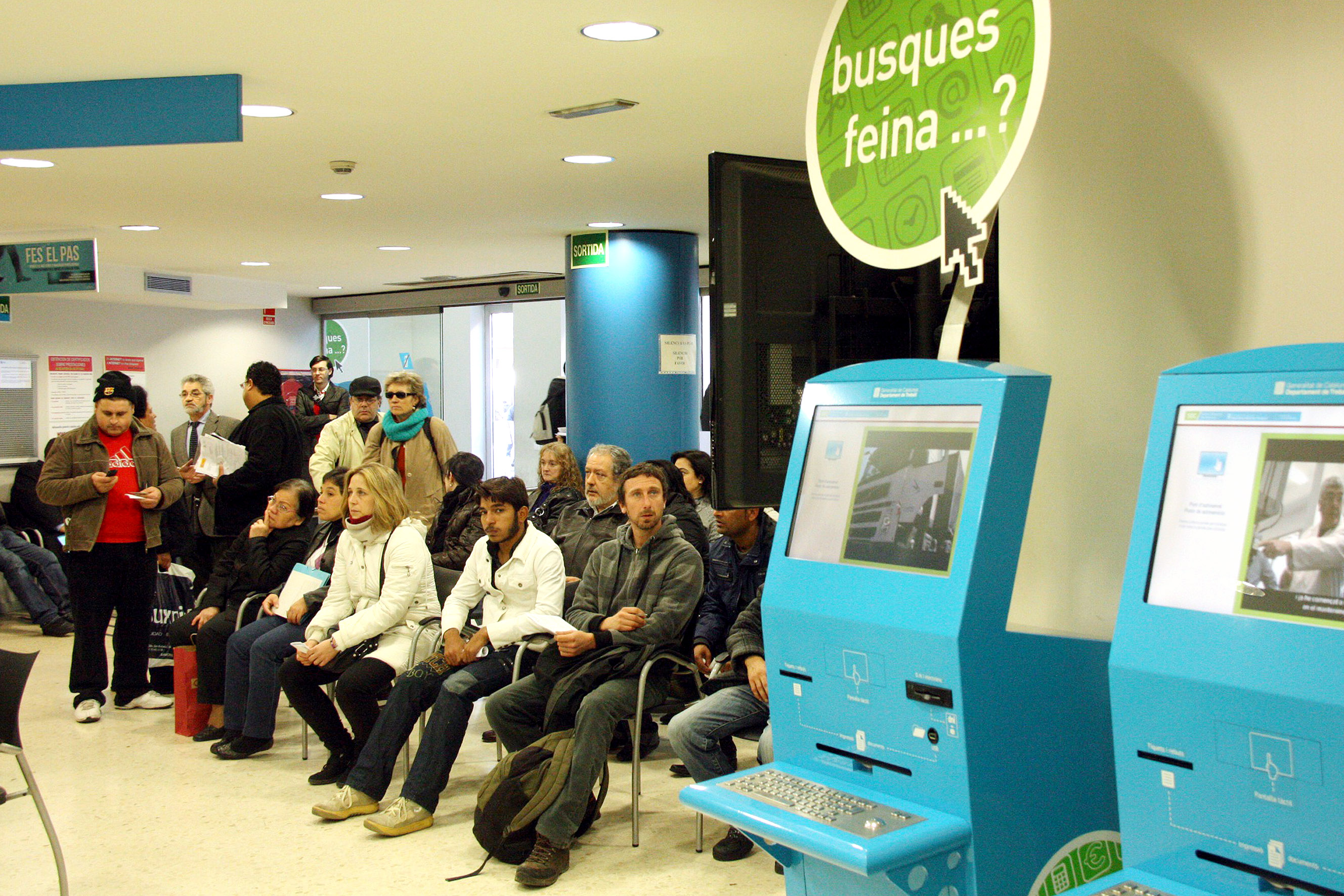 Image of a job centre in Catalonia (by ACN)