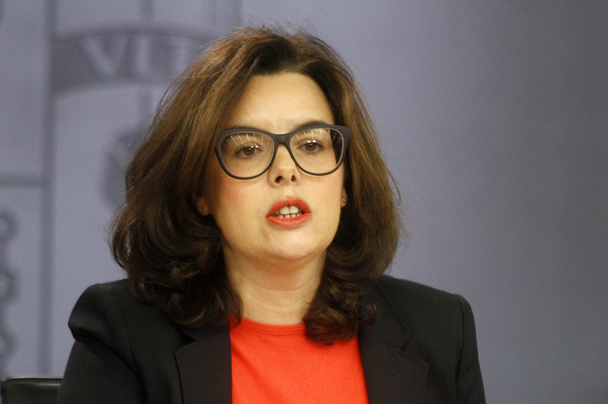 Current Spanish Government Vice President Soraya Sáenz de Santamaría (by ACN)