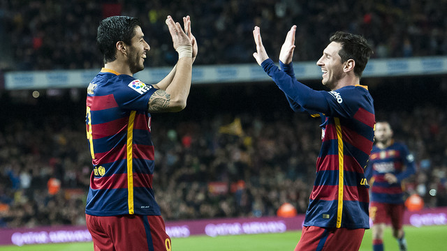 Luis Suárez and Leo Messi were nothing short of magnificent against Valencia on Wednesday night at Camp Nou (by ACN)