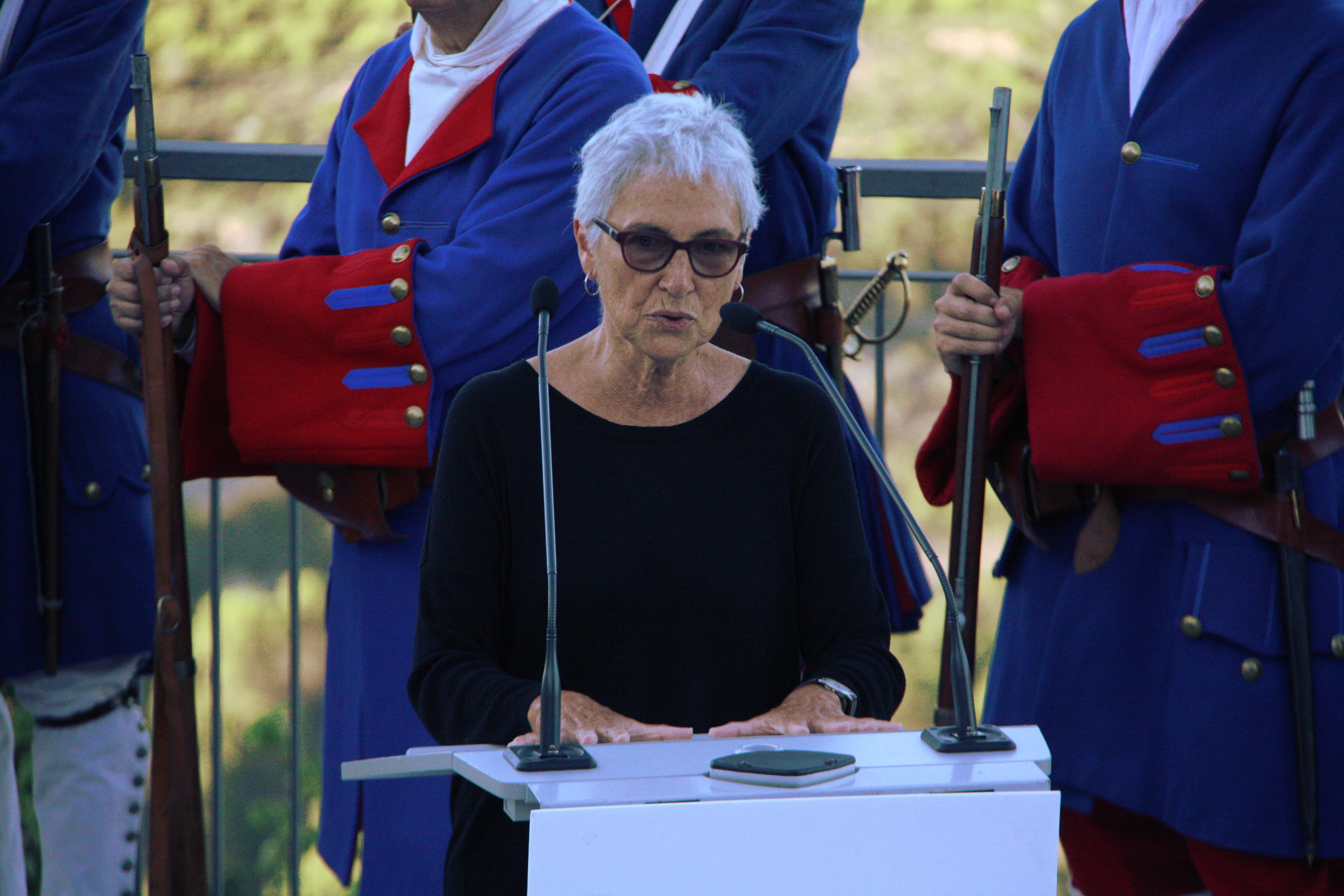 Image of former Preisdent of Òmnium Cultural and cross-party list 'Junts Pel Sí's member, Muriel Casals (by ACN)