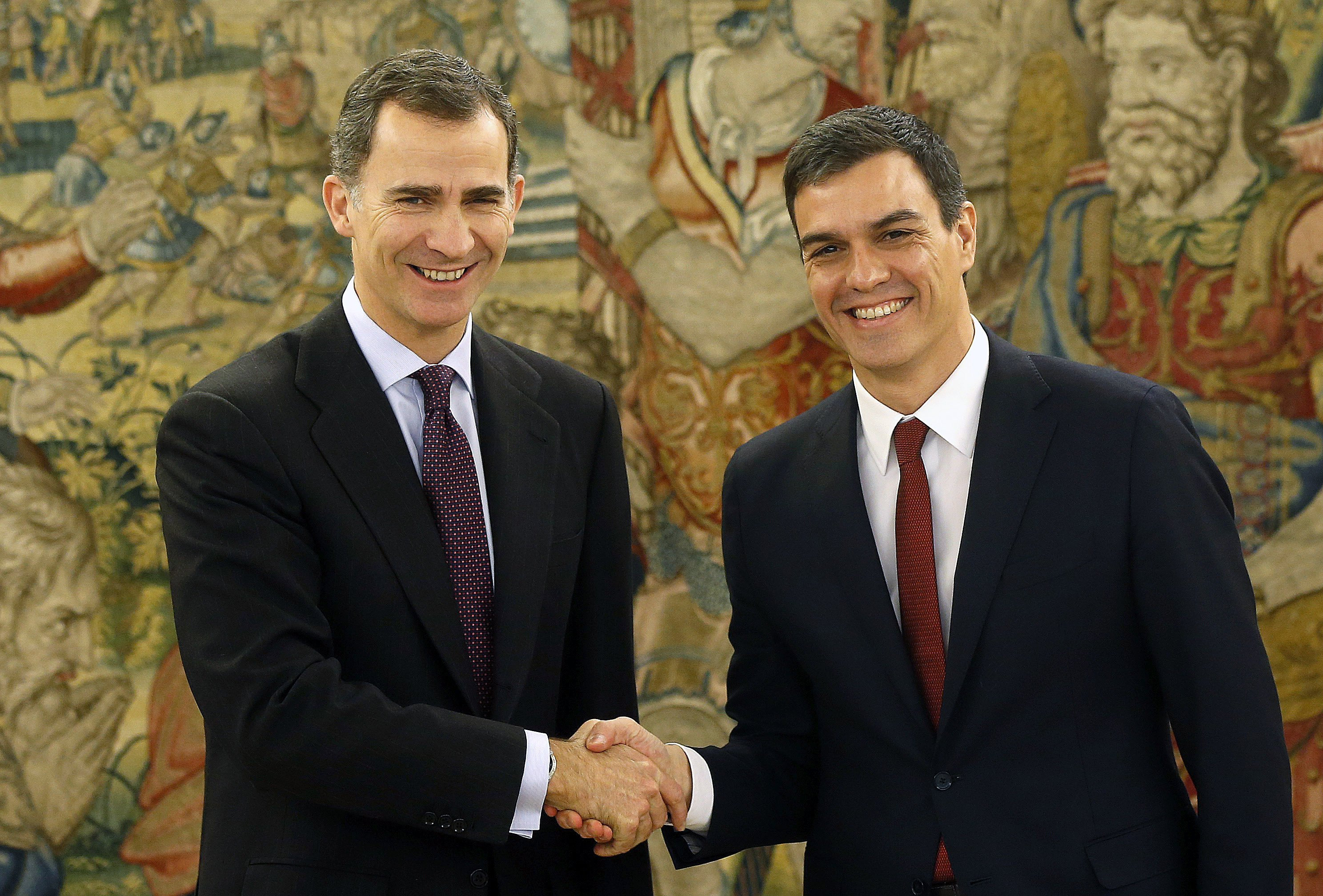 Spain's King, Philip VI and PSOE's leader, Pedro Sánchez agreed to start trying to form a new government in Spain (by ACN)