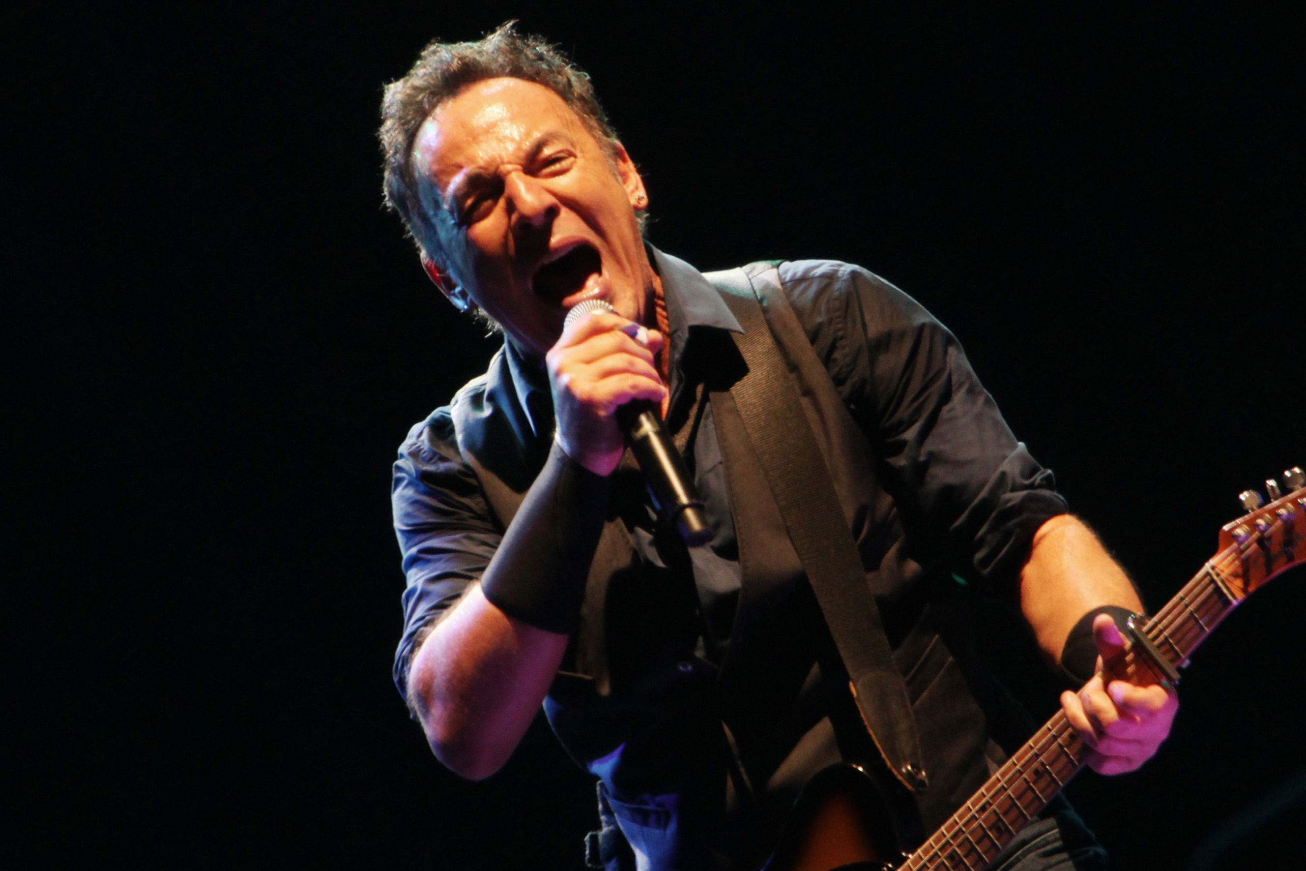 Bruce Springsteen during his last show in Barcelona, in 2012 (by ACN)