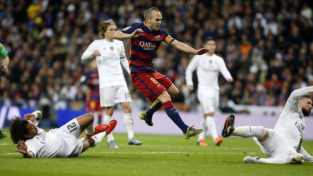 Club captains Iniesta and Ramos have featured in the most Clásicos (by FCB)