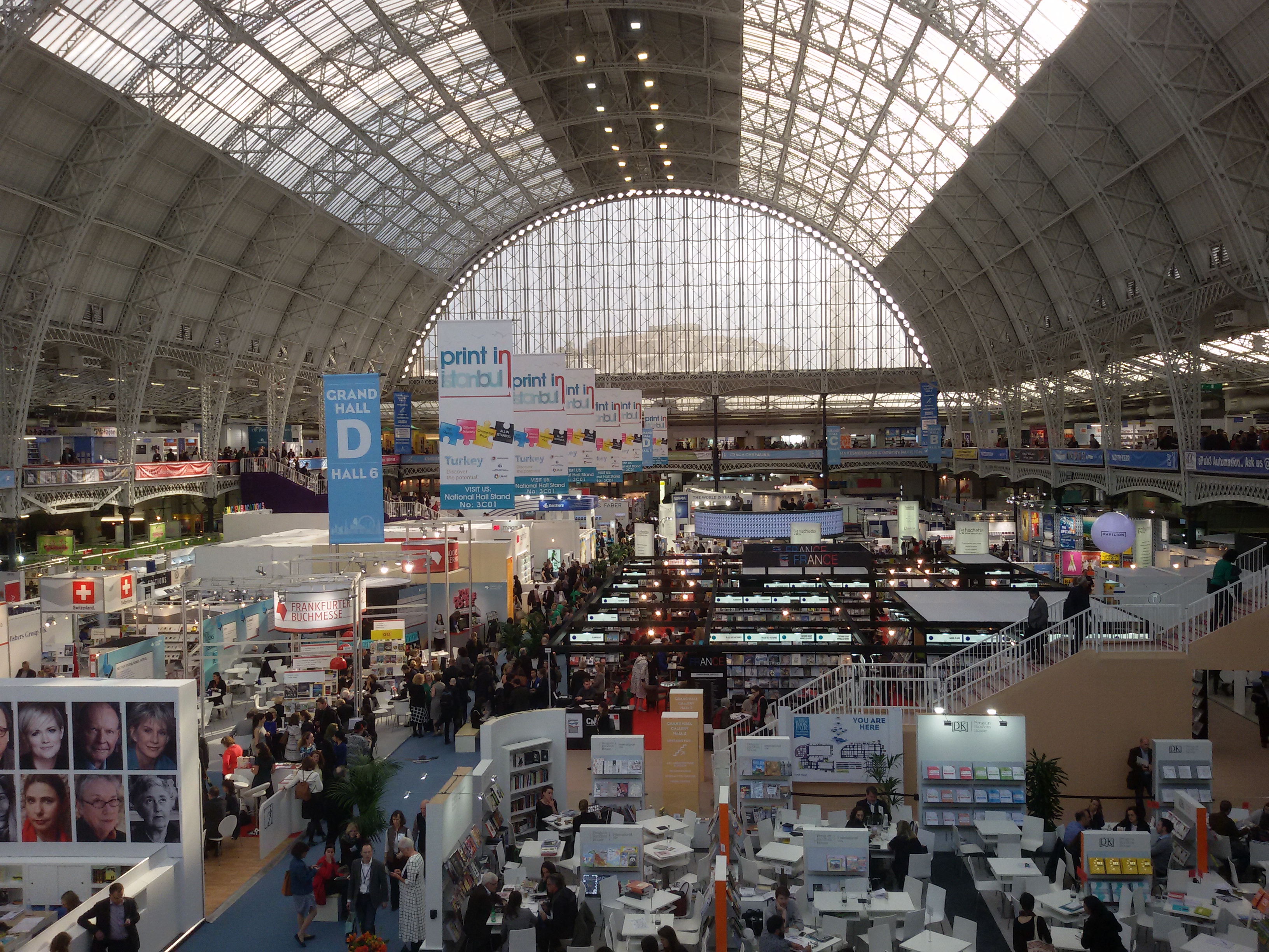 General view of London Book Fair 2016, at Olympia (by ACN)