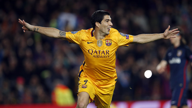Luis Suárez's two second-half goals led Barça to en electrifying comeback win on Tuesday night at Camp Nou (by FCB)