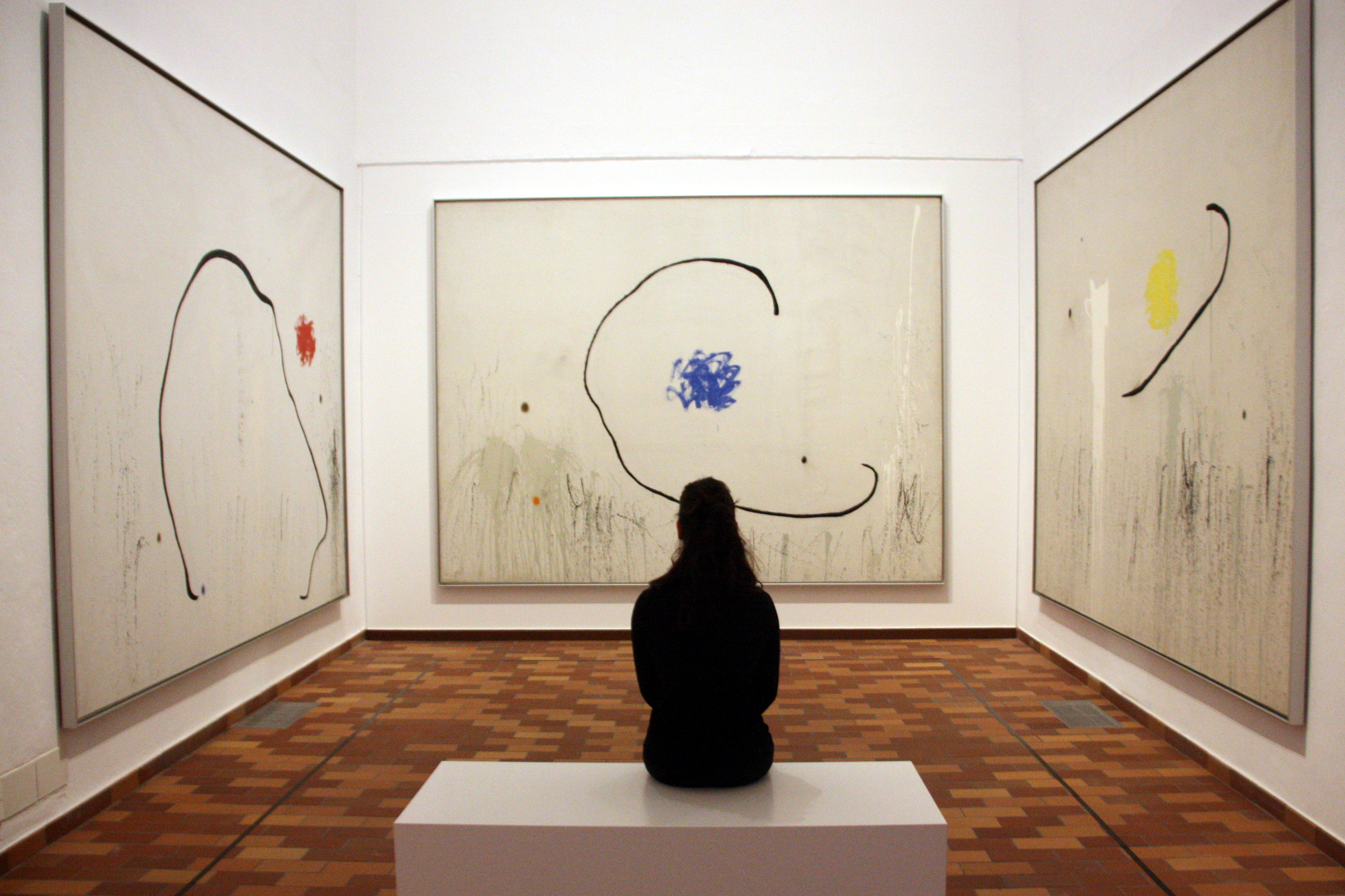 One of Joan Miró's Foundation series 'L'esperança del condemnat I, II, III' (by ACN)