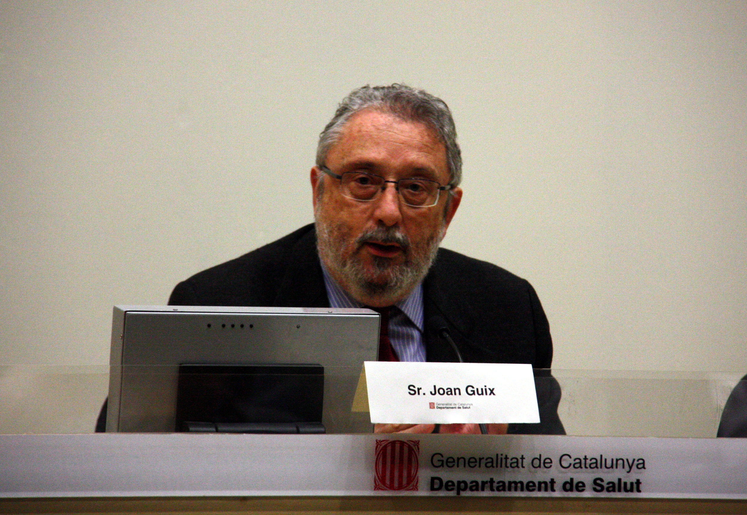 Secretary of Catalonia's Institute for Public Health, Joan Guix (by ACN)