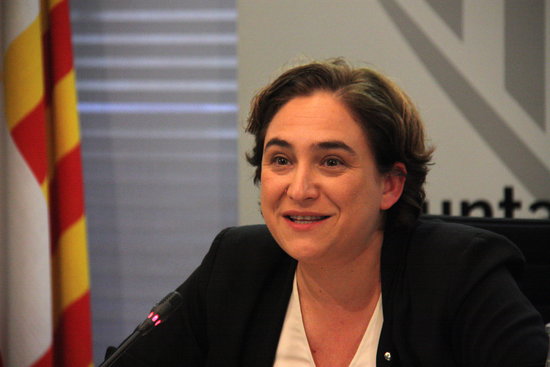 The Mayor of Barcelona, Ada Colau (by ACN)
