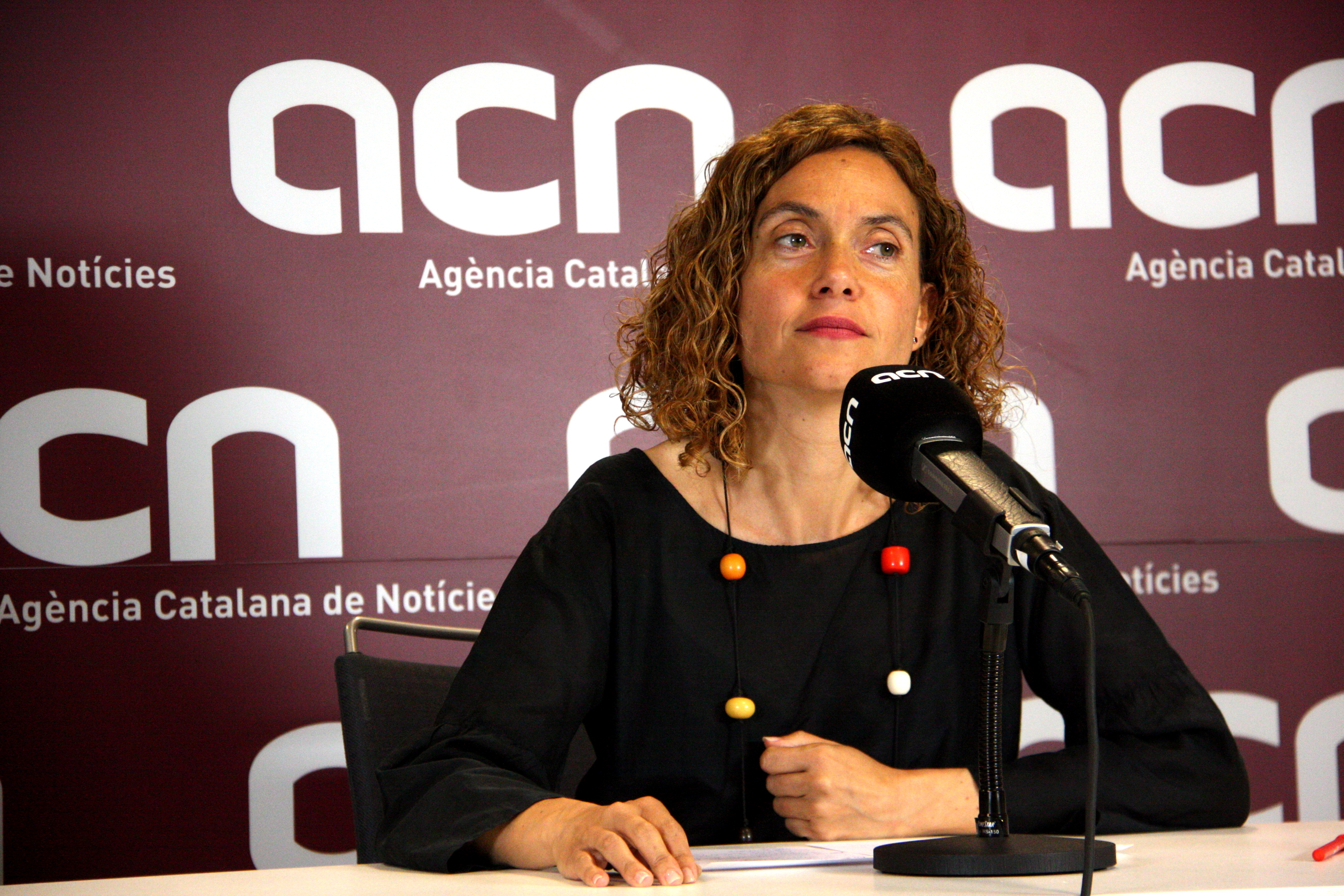 PSC's candidate for the Spanish Elections, Meritxell Batet (by ACN)