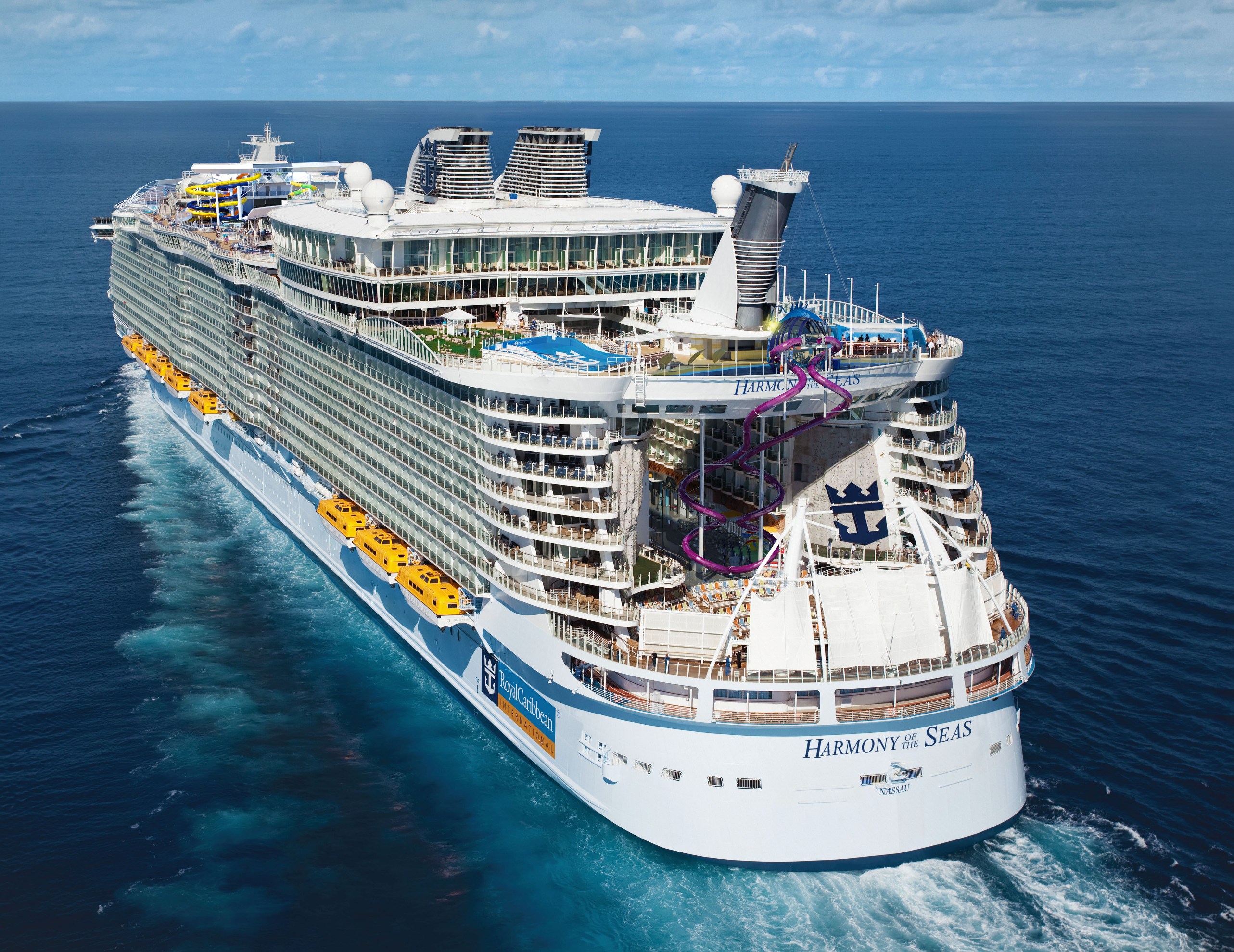 The 'Harmony of the Seas', the world's biggest cruiser ship (by Royal Caribbean)