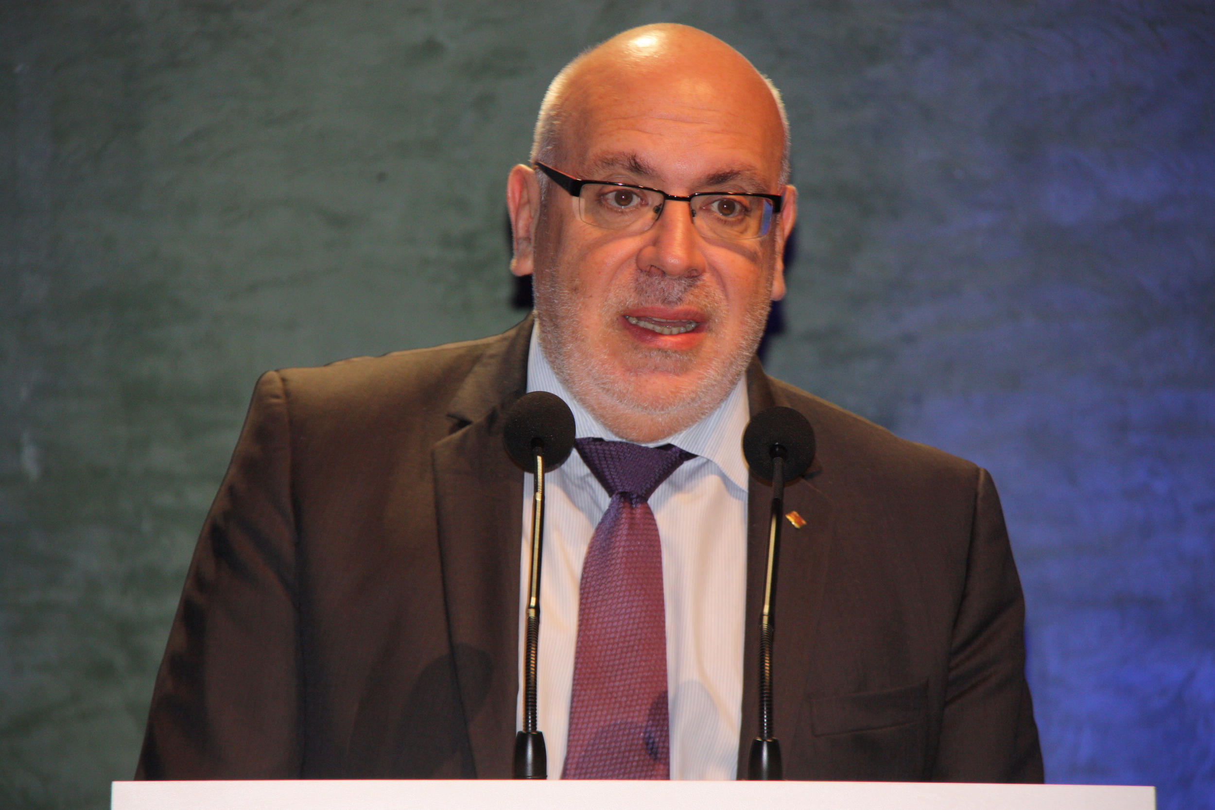 Catalan Minister for Business and Knowledge, Jordi Baiget at the 21st Forum Investment's opening (by ACN)