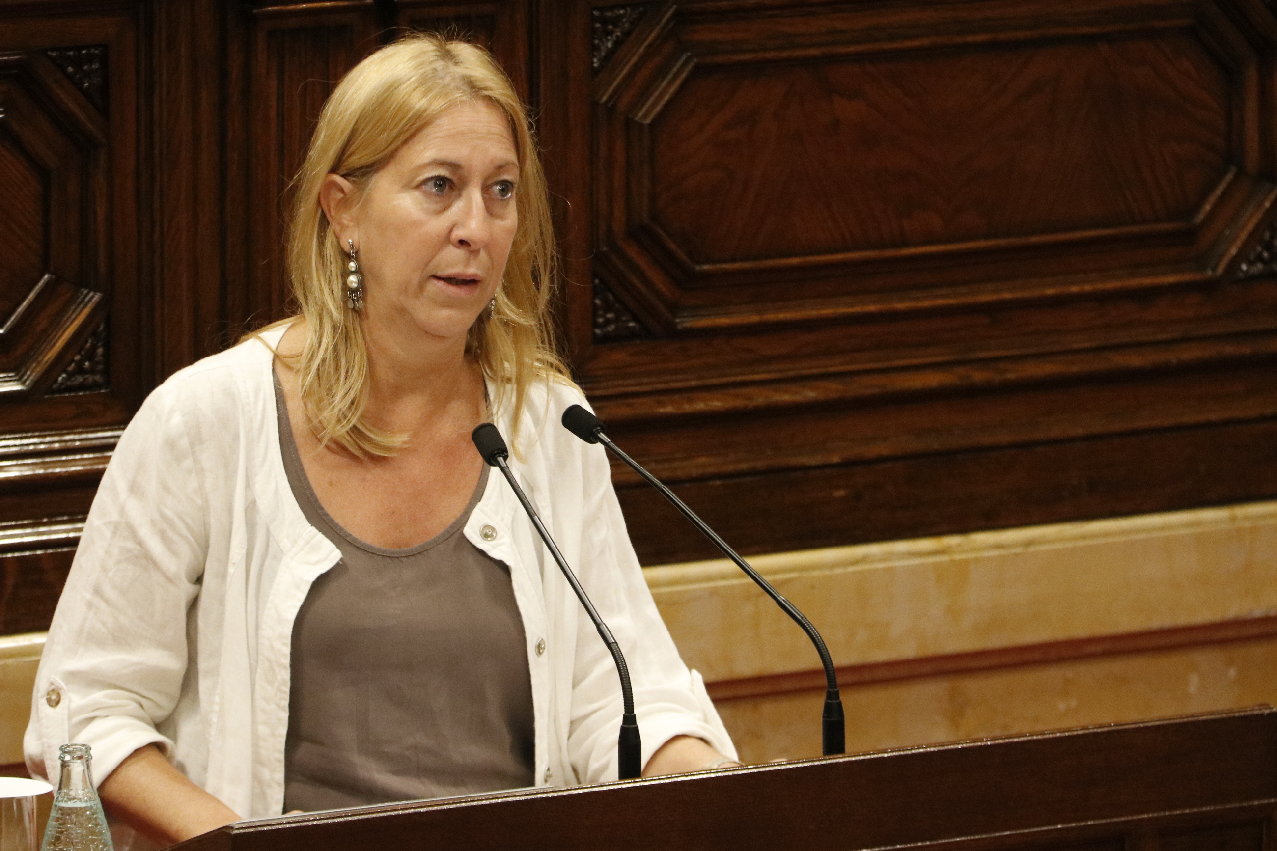 Catalan Government's spokeswoman, Neus Munté (by ACN)