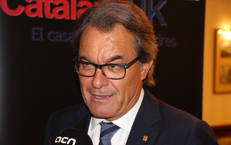 Former Catalan President, Artur Mas, interviewed by the CNA in London (by ACN)