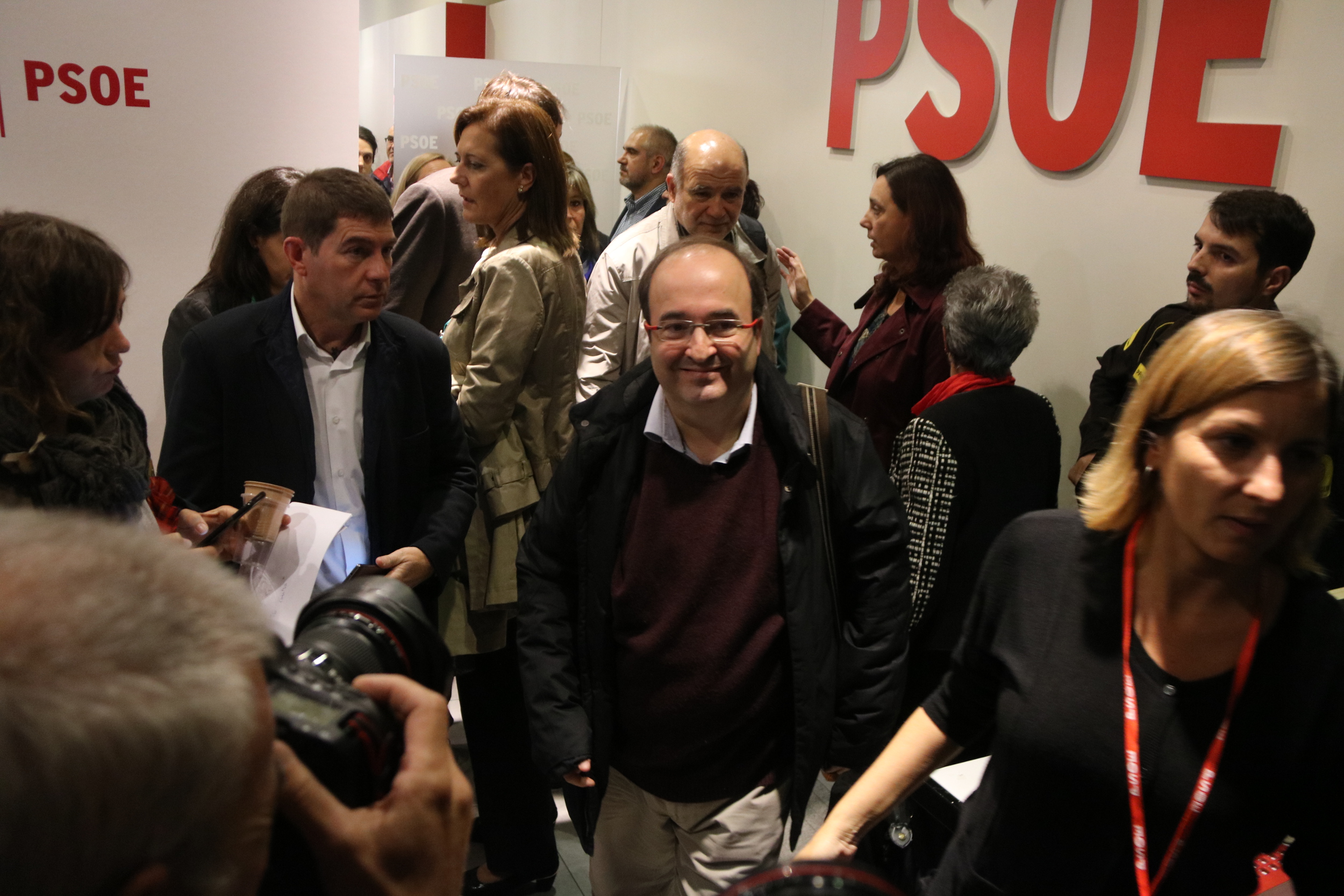 PSC's leader, Miquel Iceta, during PSOE's federal committee (by ACN)