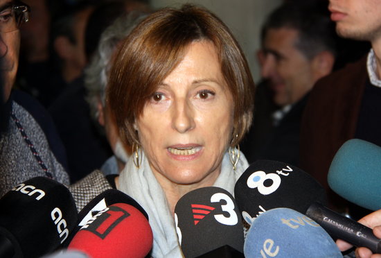  Close up of the President of the Catalan Parliament, Carme Forcadell (by ACN). 