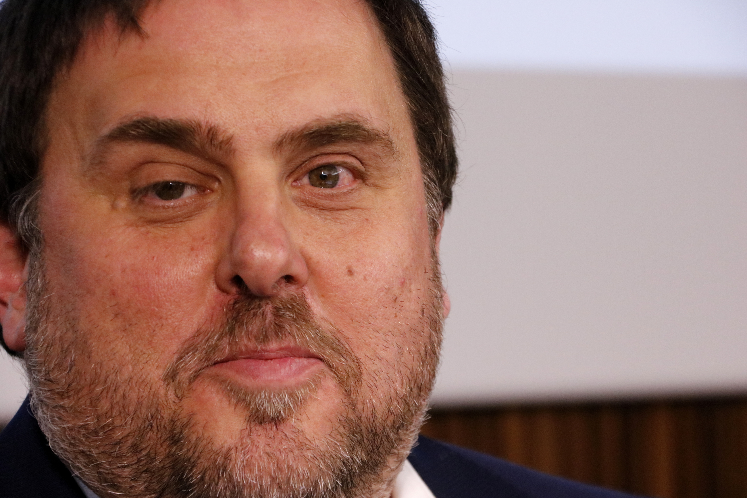 Close up of the Catalan Vice President and Minister for Economy, Oriol Junqueras (by ACN)