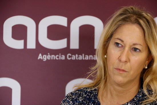 Catalan Government Spokeswoman, Neus Munté, during the interview with the ACN on the 7th of December 2016 (by ACN)
