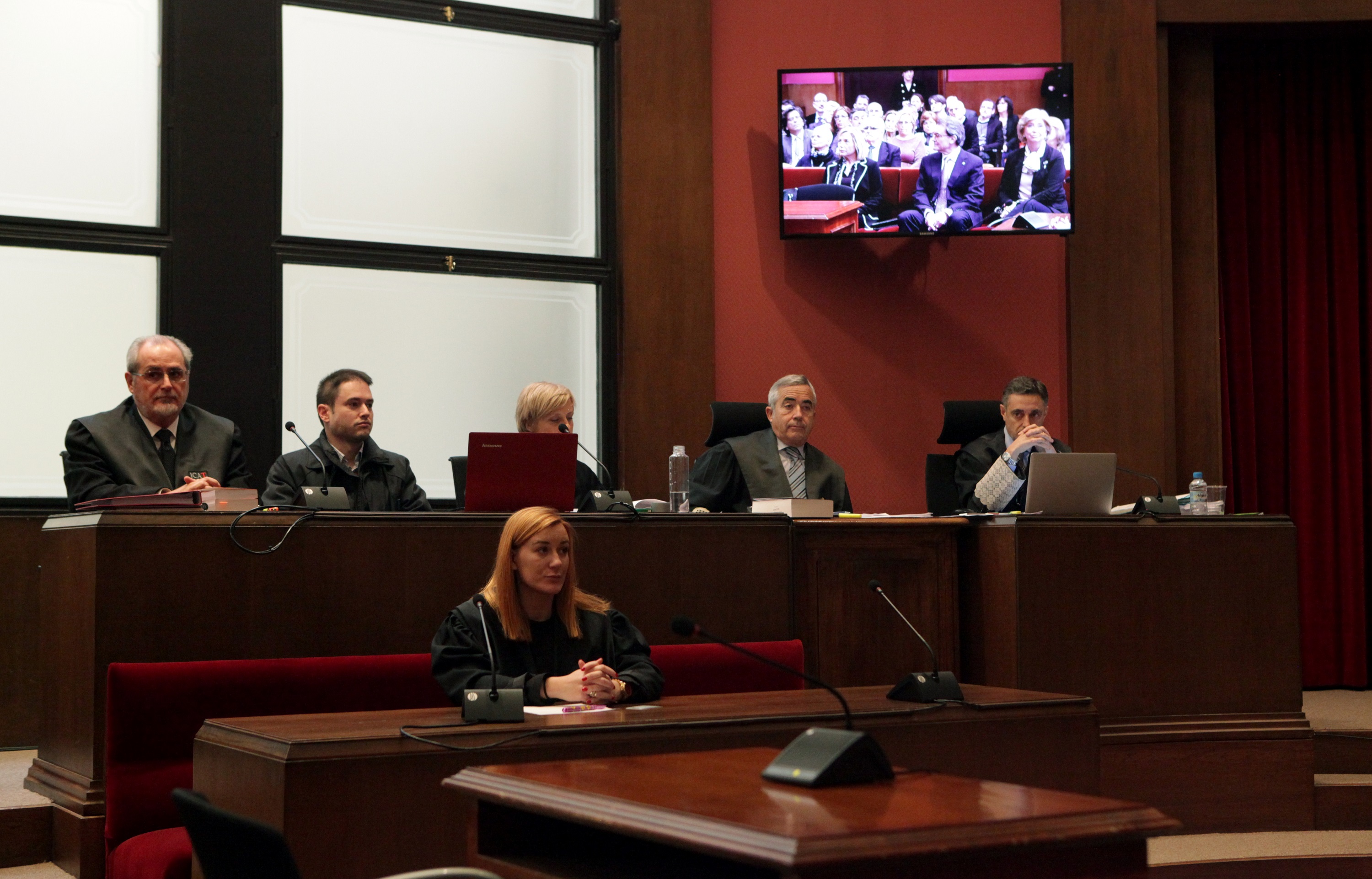 Representatives of the Public Prosecutor's office and the popular accusation during 9-N trial (by ACN)