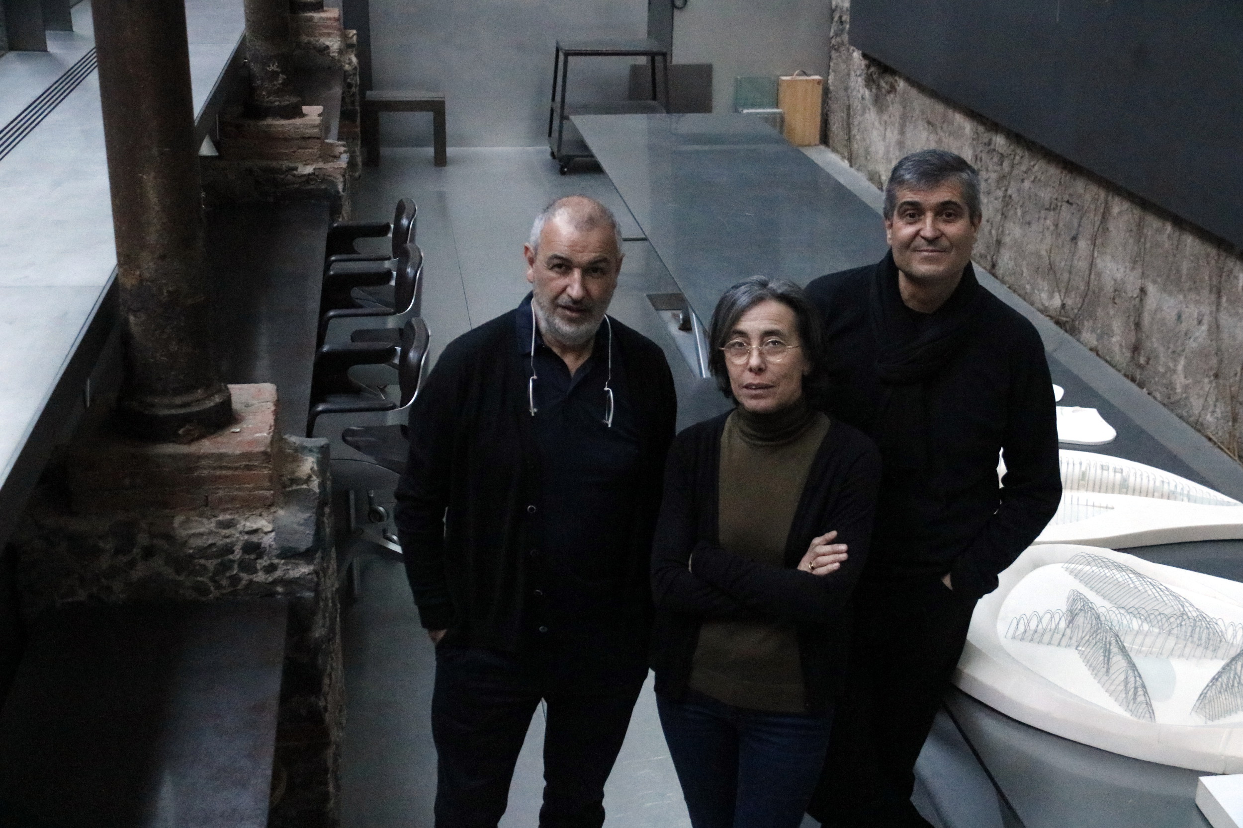 Catalan architects Rafael Aranda, Carme Pigem and Ramon Vilalta, winners of the Pritzker Architecture Prize (by ACN)