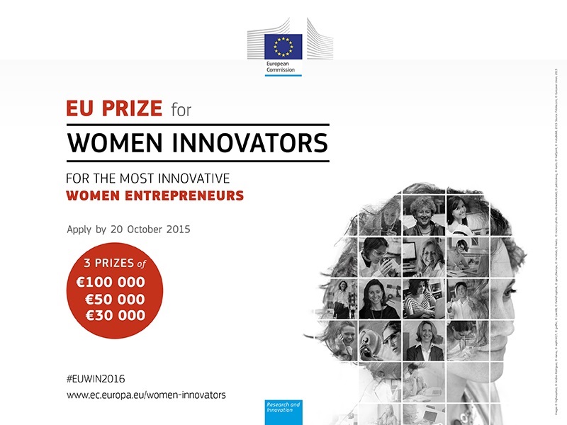 EU Prize for Woman Innovators poster (by European Commission)