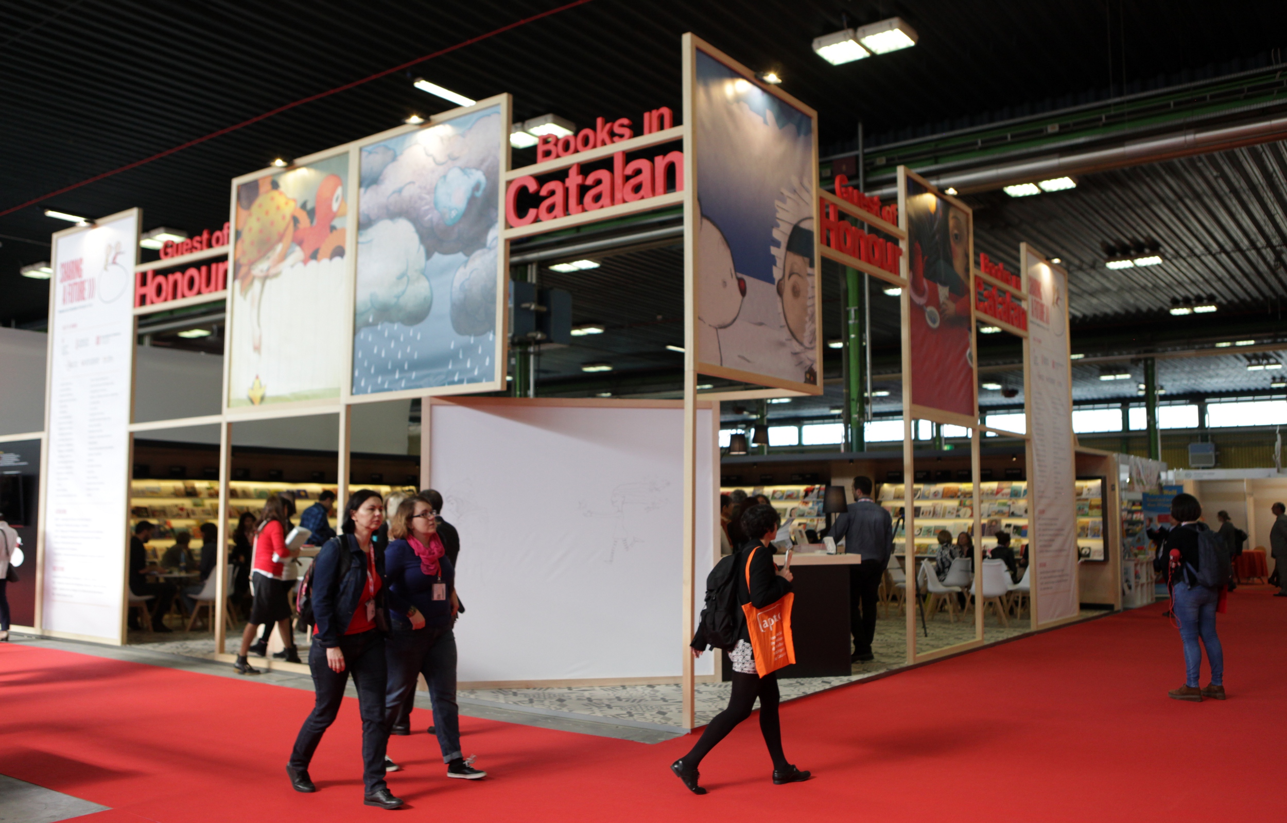 Catalonias and the Balearic Islands' stand at 2017 Bologna Children's Book Fair (by ACN)
