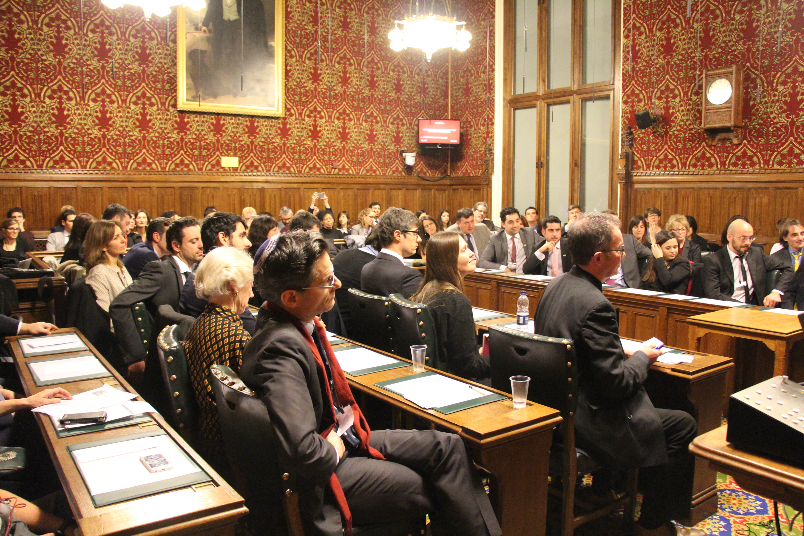 Public attending the official inauguration of the APPG on Catalonia at Westminster (by ACN)
