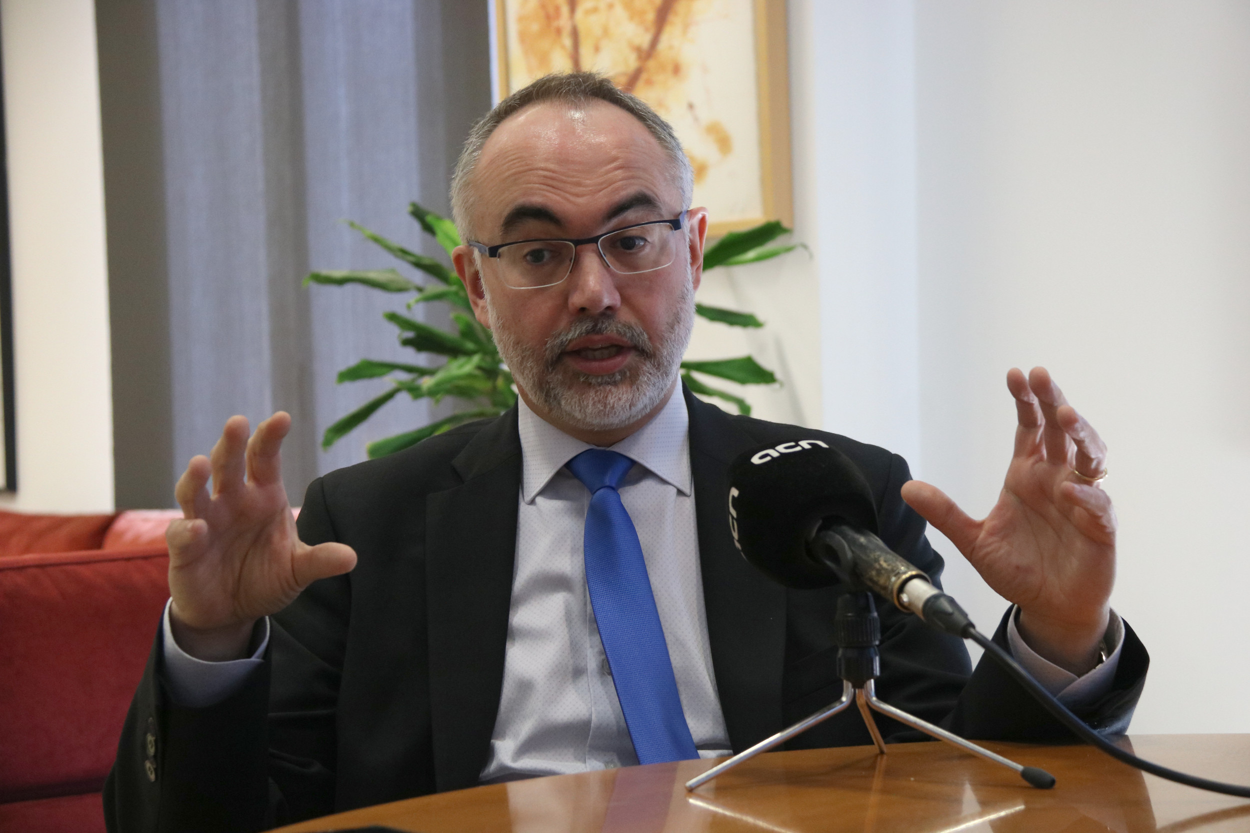 The Secretary of University and Research, Arcadi Navarro, in an interview with the ACN (by Xavier Alsinet)