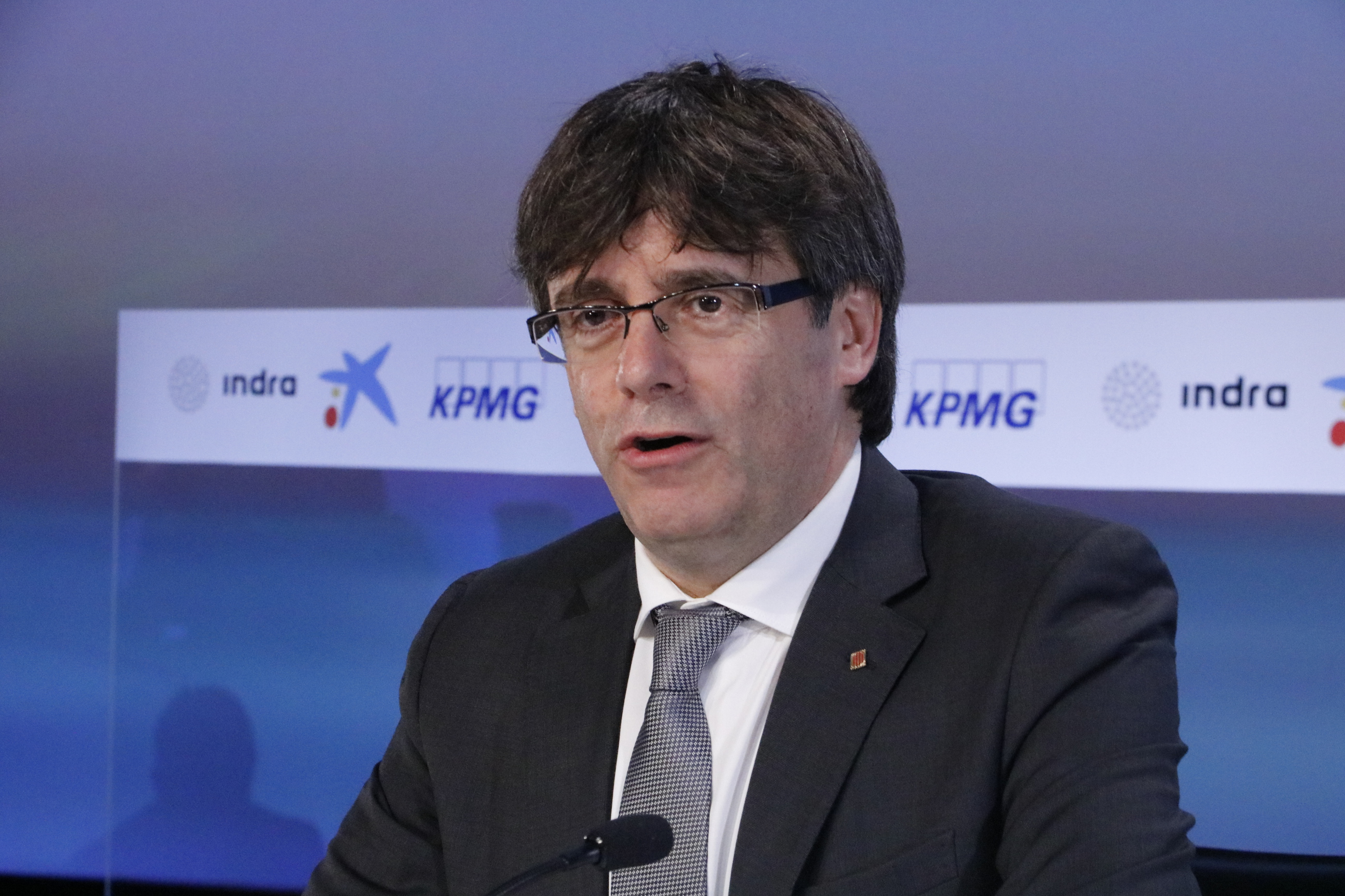 The Catalan President, Carles Puigdemont (by ACN)