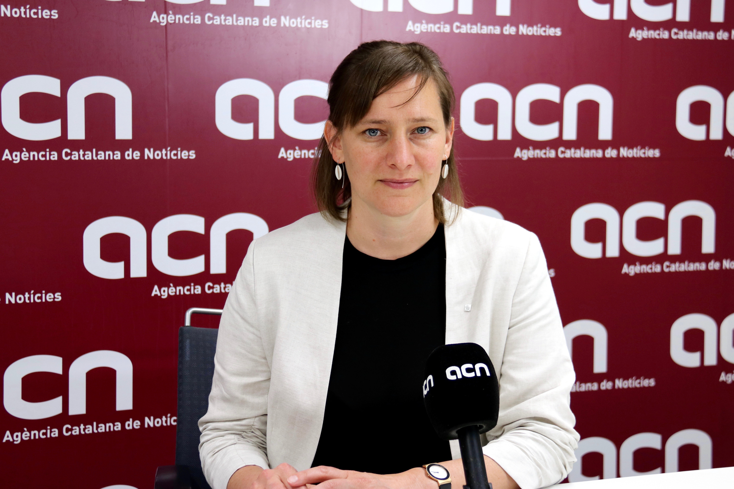 Marie Kapretz at the ACN during her interview in June 2019 (by Helle Kettner)