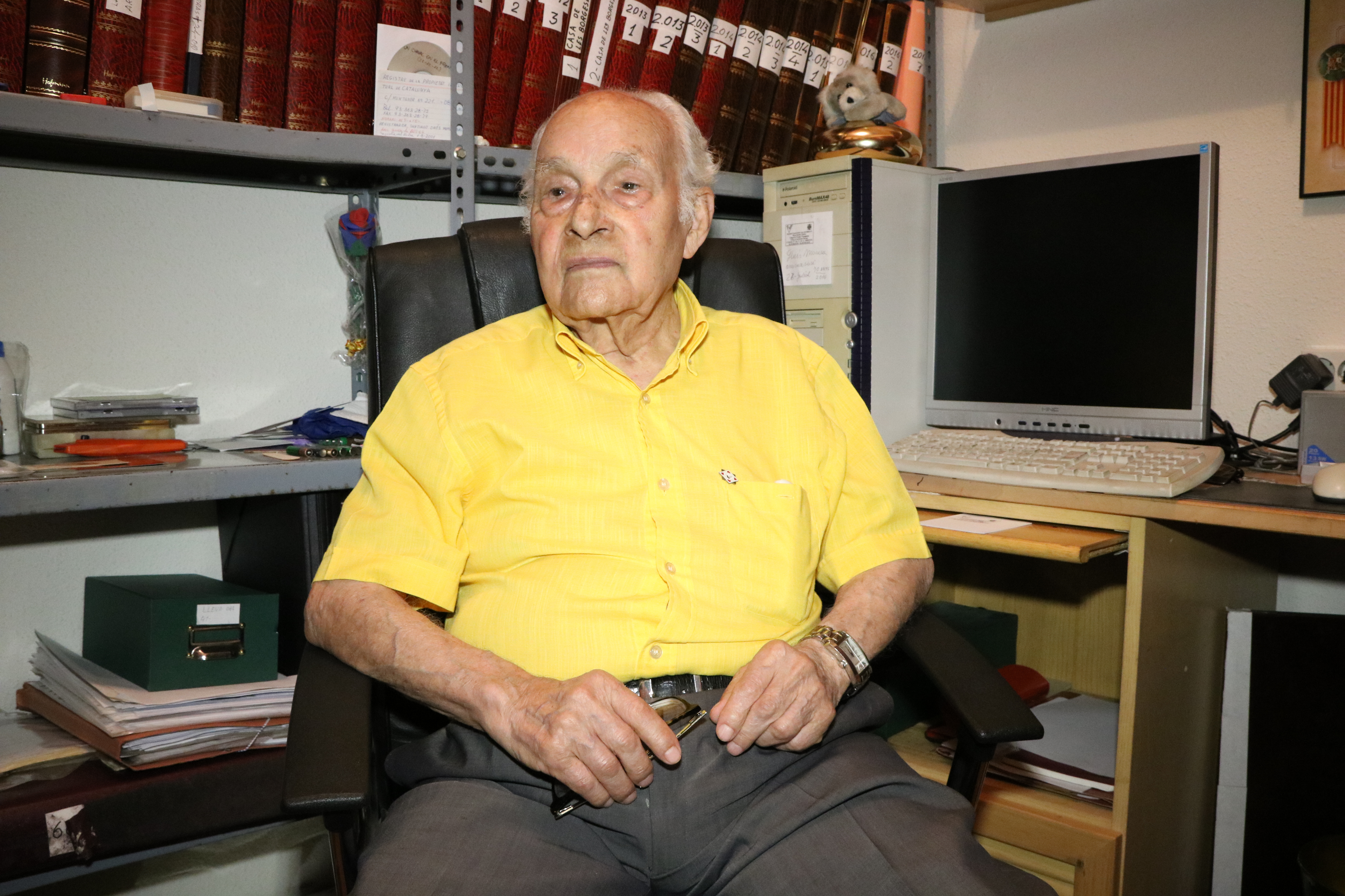 Miquel Morera, 97-year-old Spanish Civil War veteran