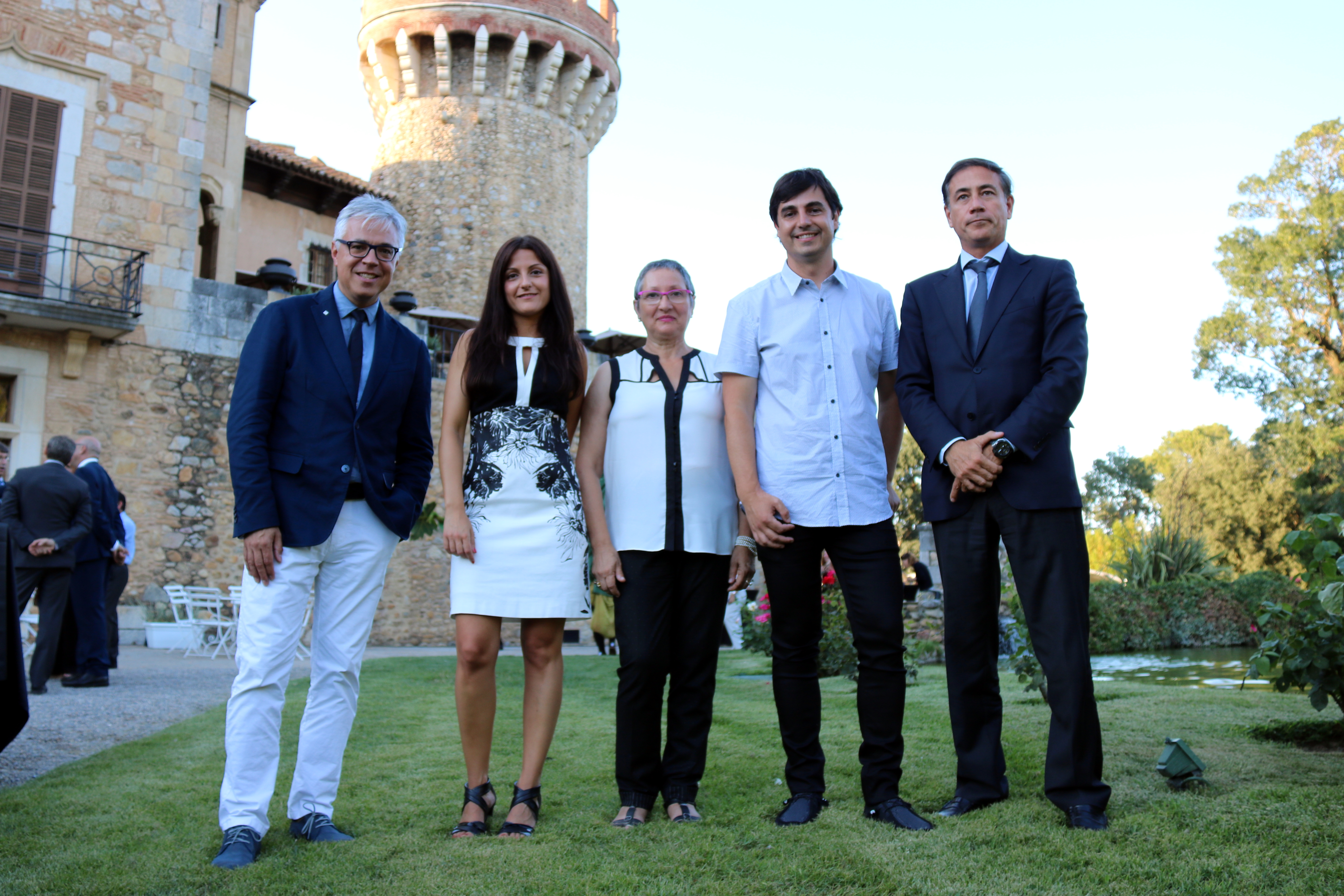 The award winners at the emblematic Peralada Castle (Alt Empordà) 