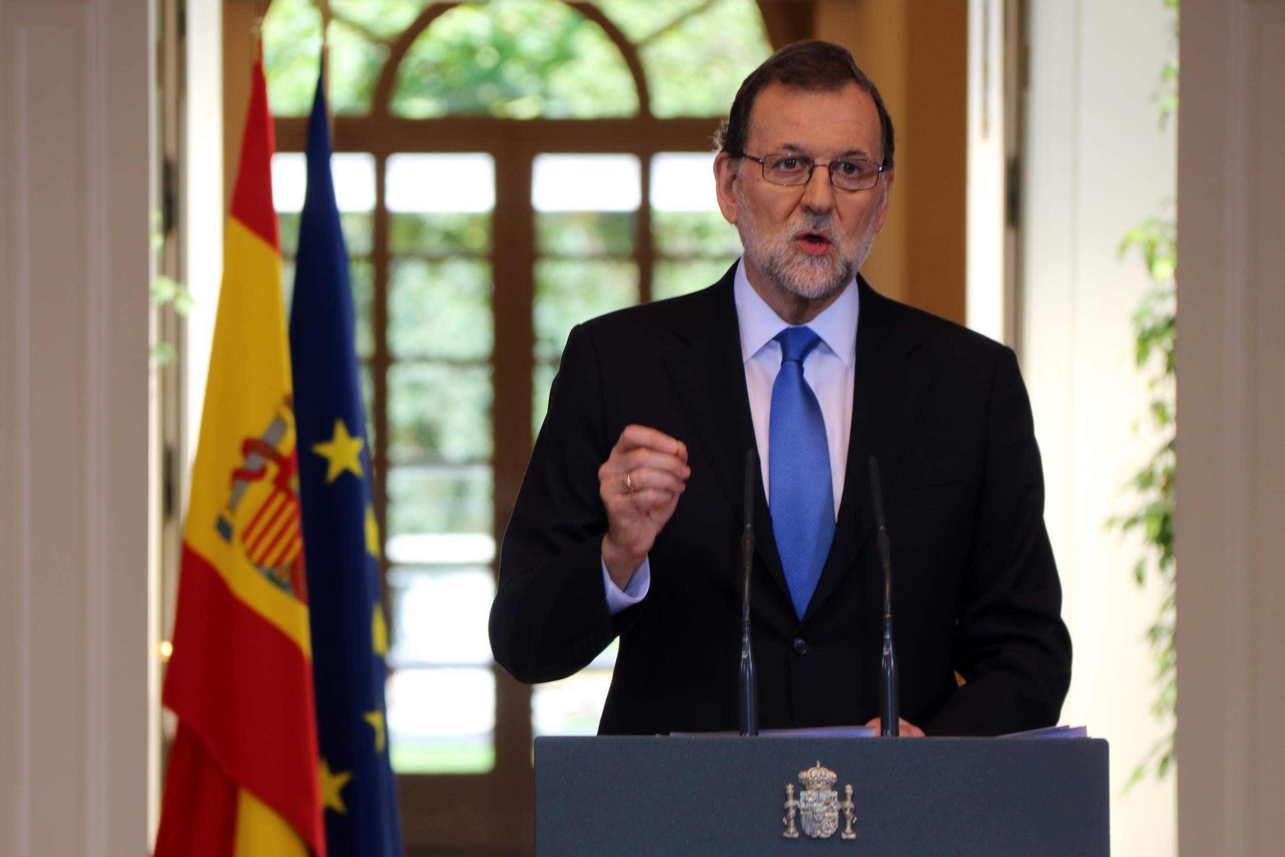 Rajoy during Friday's press conference (by ACN)