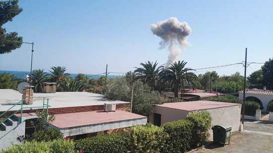 The second explosion in Alcanar (by ACN)