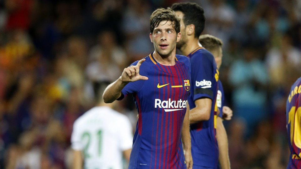 Sergi Roberto's goal clinched the win (by Miguel Ruiz - FCB)